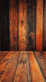 古老的木墙和地板