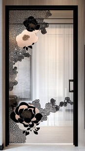 艺术玻璃门设计