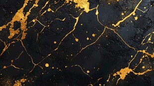 奢华黑金纹理背景