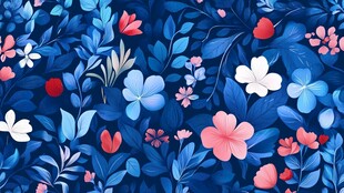 夜幕下的花卉盛宴