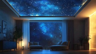 银河之夜的室内梦境