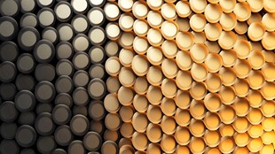 抽象金属圆形图案