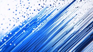 抽象的蓝色数字艺术