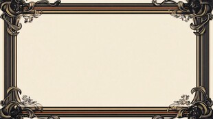 复古风格的艺术框架