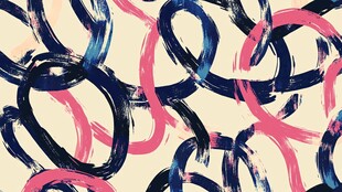 抽象画风格图案