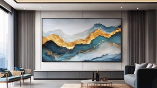 抽象艺术风景画