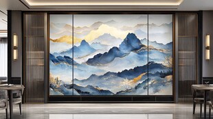 山水画风格的室内设计