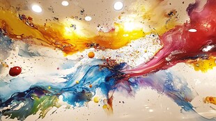 抽象艺术的活力爆炸