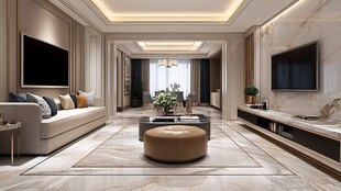 现代奢华生活空间