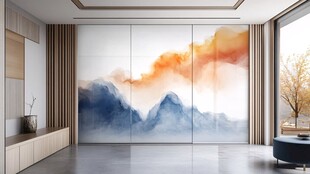 抽象艺术风格的室内设计