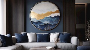 现代风格客厅装饰画