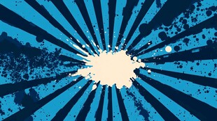 动态蓝色爆炸纹理背景