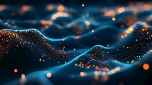 抽象的数字景观