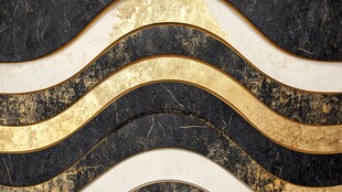 抽象金色波浪纹理背景