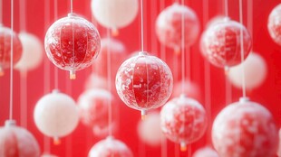 红色灯笼的艺术