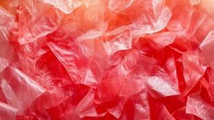 红色纸张的抽象之美