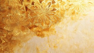 金色花纹抽象艺术