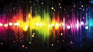 多彩光谱数字艺术