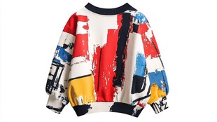 抽象艺术风格长袖卫衣