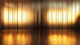 金色垂直条纹背景