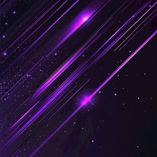 紫色宇宙线条