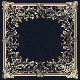 古典复古雕刻边框设计
