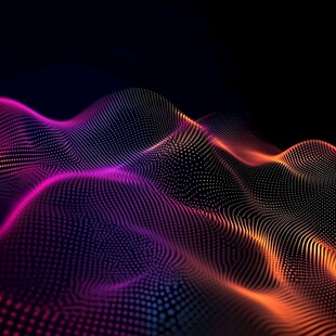 抽象的数字景观