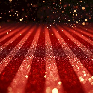 红色闪光粒子抽象背景