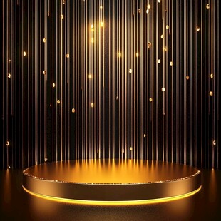 金色舞台 闪耀灯光