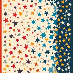 五彩斑斓的星空