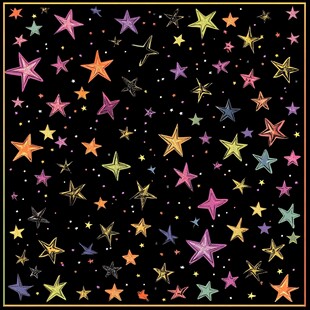 五彩缤纷的星空