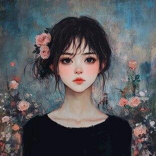 数字艺术肖像画