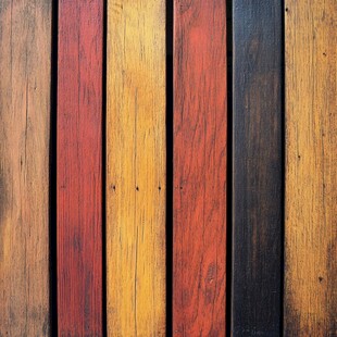 彩色木板背景