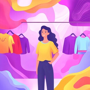 时尚试衣间的乐趣