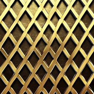 金色网格纹理背景