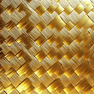 金色编织纹理