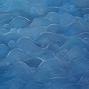 波涛汹涌的海洋