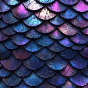 彩虹鳞片的神秘之美