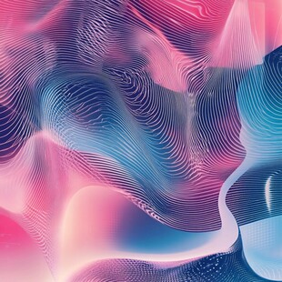 抽象波浪线图案