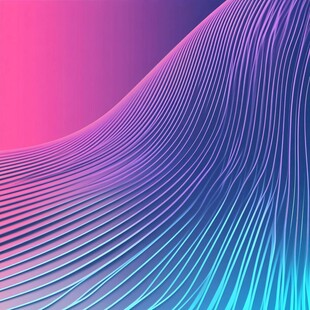 抽象的数字波浪