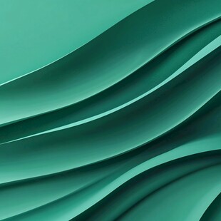 绿色抽象波浪图案