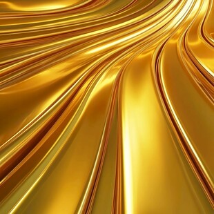 金色抽象流动