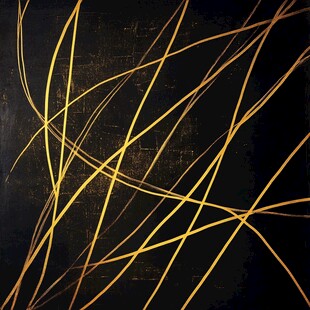 抽象金线艺术