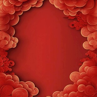 红色旋涡艺术背景