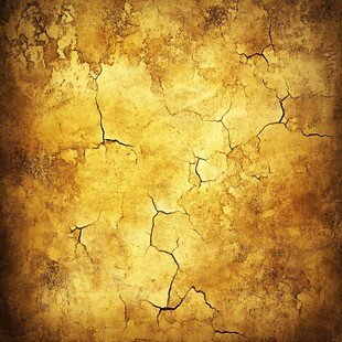 古老的黄色墙壁