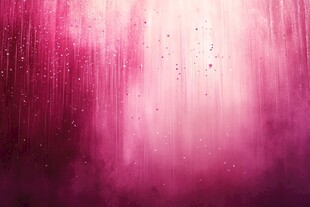 粉红雨幕下的浪漫