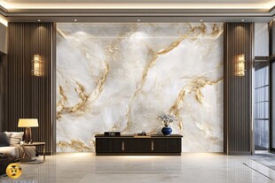 现代奢华空间 marble墙面设计