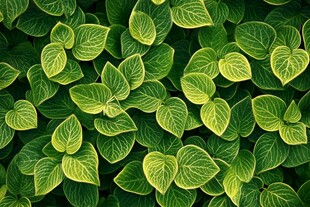 绿色叶子植物背景