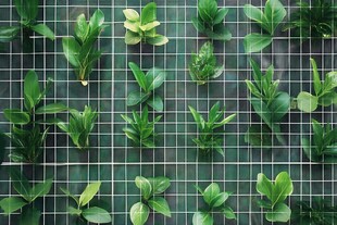 绿色植物墙