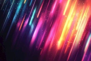 霓虹灯光数字艺术